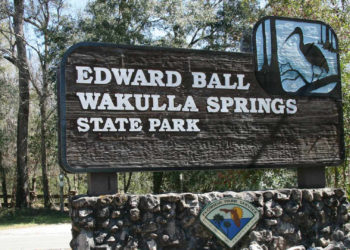 Sign at Edward Ball Wakulla Springs