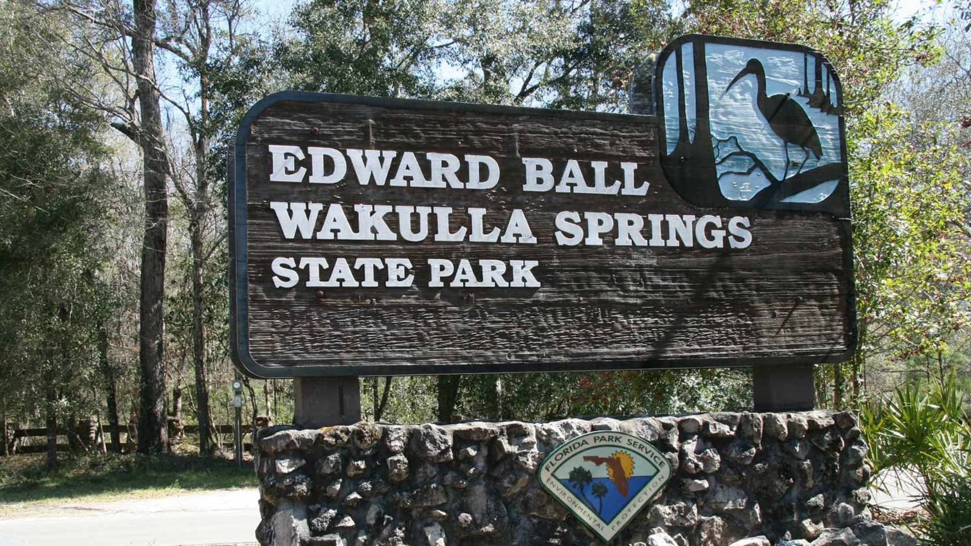 Sign at Edward Ball Wakulla Springs